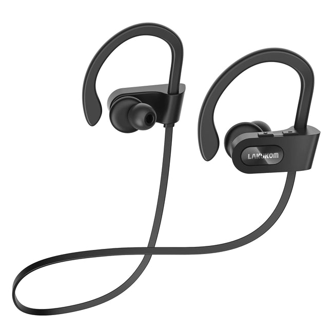 Lakukom Bluetooth-kõrvaklapid pakuvad Bluetooth 5.0, IPX7 veekindlust, 16-tunnist mänguaega ja sisseehitatud mikrofoni – sörkjooksuks/jooksutreeninguks.