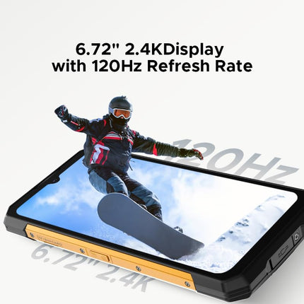 DOOGEE S200X 5G SIM-kaardi lukustamata mobiiltelefonid, 32 GB + 512 GB, aku 10100mAh/33W, vastupidav 4G nutitelefon ilma lepinguta, 100MP + 20MP (Vision Nocturne) + 20MP, Android 14 6.72 AMOLED FHD+, NFC Orange