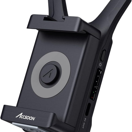 Accsoon CineView Nano juhtmevaba videosaatja, 5G HDMI juhtmevaba saatja, 1080p60 HDMI juhtmevaba edastus, ulatus 500 jalga/150 m, latentsus 60 ms, toetab iOS/Android-4 rakenduste jälgimist