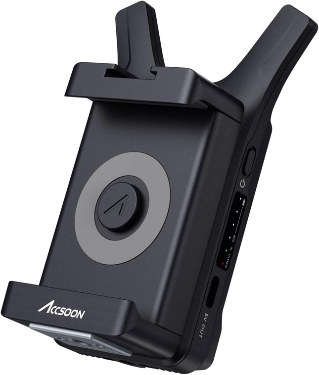 Accsoon CineView Nano juhtmevaba videosaatja, 5G HDMI juhtmevaba saatja, 1080p60 HDMI juhtmevaba edastus, ulatus 500 jalga/150 m, latentsus 60 ms, toetab iOS/Android-4 rakenduste jälgimist