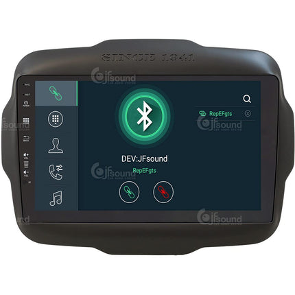 Isikupärastatud autoraadio Jeep Renegade'ile Android GPS Bluetooth WiFi USB DAB+ Puuteekraan 9" 8-tuumaline Carplay AndroidAuto