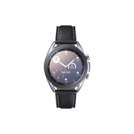 Samsung Galaxy Watch3, ümmargune Bluetooth nutikell Androidile, pöörlev raam, LTE, fitnesskell, aktiivsusmonitor, suur ekraan, 41 mm, hõbedane, 36-kuulise tootjagarantiiga [välja arvatud Amazonis]