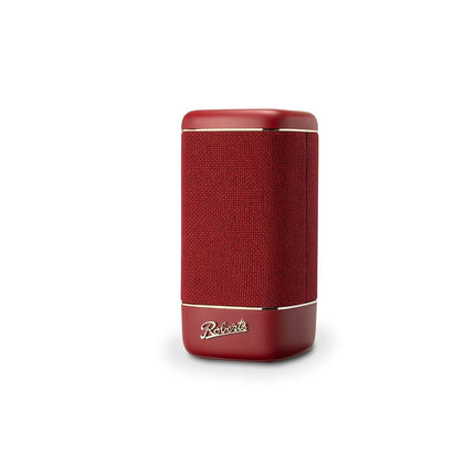 Roberts Beacon 335 Bluetooth Speaker – Portable, Rechargeable, 15h Playtime, Two Passive Bass Radiators, Bass Booster, Equalizer, Stereo Pairing – Red