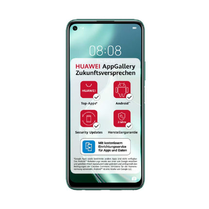 HUAWEI nova 8i smartphone 6.67 inches, 66W Supercharge, 64MP quad AI camera, 6GB RAM + 128GB ROM, 4300 mAh, EMUI 11, 30-month warranty, Starry Black - [Standard] German version