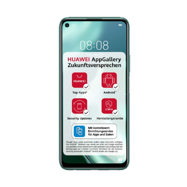 HUAWEI nova 8i smartphone 6.67 inches, 66W Supercharge, 64MP quad AI camera, 6GB RAM + 128GB ROM, 4300 mAh, EMUI 11, 30-month warranty, Starry Black - [Standard] German version