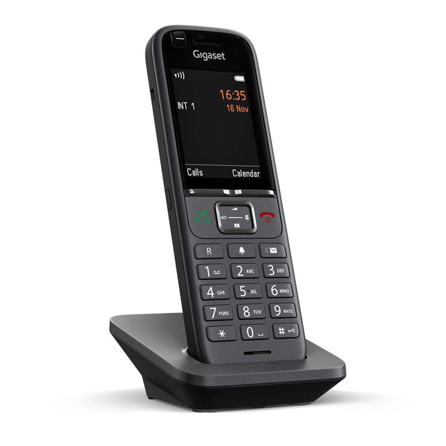 Gigaset S700H PRO – juhtmeta äriklassi DECT-telefon suure värvilise ekraaniga – suurepärane helikvaliteet – Bluetooth 2.0 – LED kõne visuaalseks näitamiseks, must