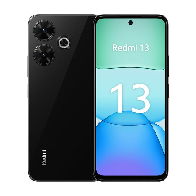 Redmi 13 nutitelefon, 8+256 GB, lepinguta mobiiltelefon, 6,79-tolline FHD+ ekraan, 5030 mAh, 108MP kaamera, 33W kiirlaadimine, kahe SIM-kaardi pesa, must