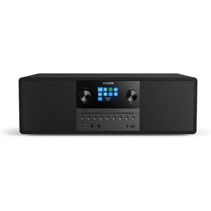 Philipsi TAM6805 50W kõik-ühes mikromuusikasüsteem internetiraadio, Bluetoothi, Spotify Connecti, USB, CD-mängija, DAB+, FM-i ja bassreflekskõlaritega – kompaktne helisüsteem koju, kontorisse või kööki