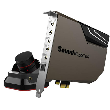 Creative Sound Blaster AE-7 — kõrglahutusega PCI-e DAC/võimendi helikaart diskreetse Xamp kõrvaklappide bi-võimendi ja halli/musta heli juhtimismooduliga