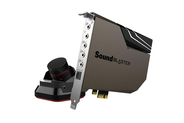 Creative Sound Blaster AE-7 — kõrglahutusega PCI-e DAC/võimendi helikaart diskreetse Xamp kõrvaklappide bi-võimendi ja halli/musta heli juhtimismooduliga