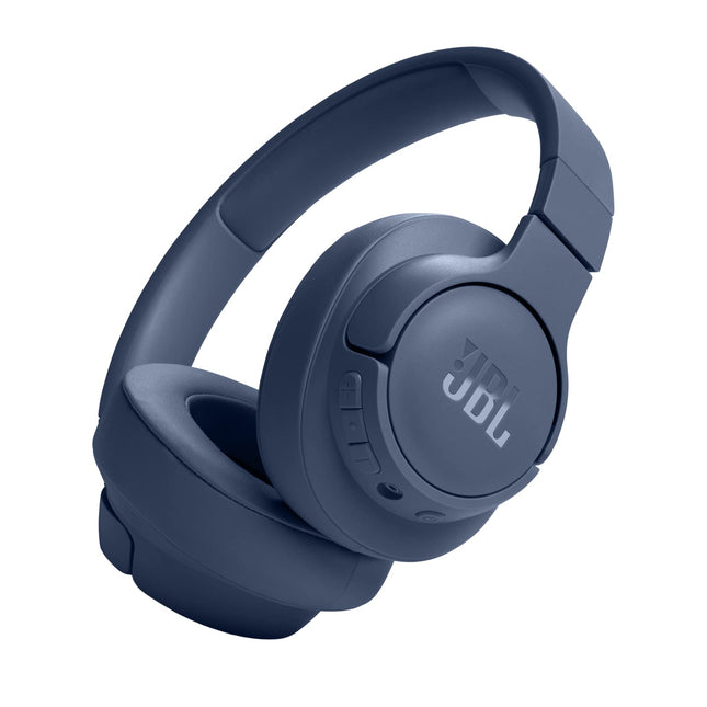 JBL Tune 720 BT juhtmevabad kõrvaklapid – JBL Pure Bass heli, Bluetoothi ​​ja kerge, kokkupandava disainiga – Kuni 76 tundi taasesitust – Sinine