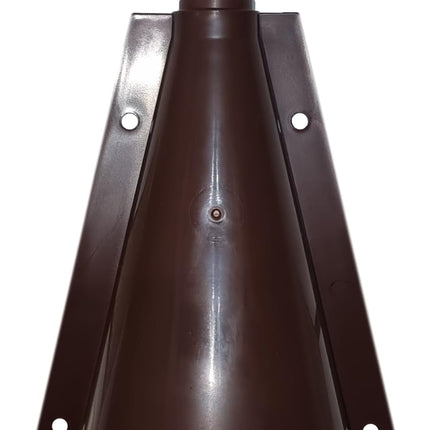 External cable cap (2 x 60 cm cover + covers, brown)