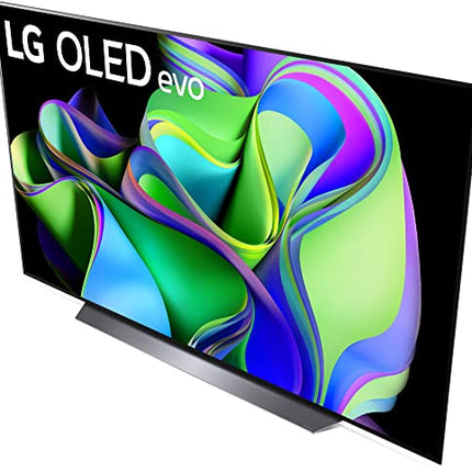 LG OLED83C37LA TV 210 cm (83 inches) OLED evo TV (Smart TV, Brightness Booster, 120 Hz) [Model Year 2023]