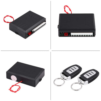 Kuuleyn Car Door Lock Remote Control Set Keyless Entry Kit, Universal 433.92 MHz Car Keyless Entry System Door Lock Central Locking Remote Control Kit LB-405/L261