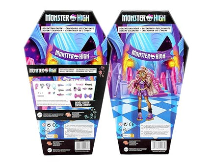 Joytoy Monster High advendikalender ehete ja juukseaksessuaaridega - 21x7x34 cm