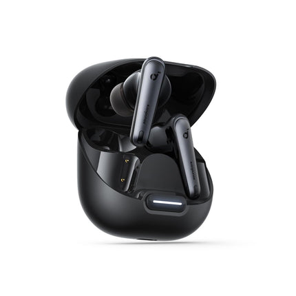 Soundcore by Anker Liberty 4 NC Bluetooth mürasummutavad kõrvaklapid, 98,5% mürasummutus, adaptiivne mürasummutus kõrvadele ja ruumiline heli, kõrglahutusega heli, 50H taasesitus (must)