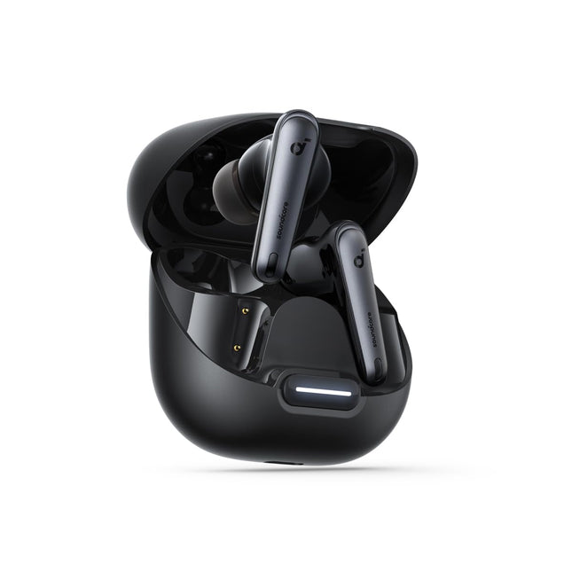 Soundcore by Anker Liberty 4 NC Bluetooth mürasummutavad kõrvaklapid, 98,5% mürasummutus, adaptiivne mürasummutus kõrvadele ja ruumiline heli, kõrglahutusega heli, 50H taasesitus (must)