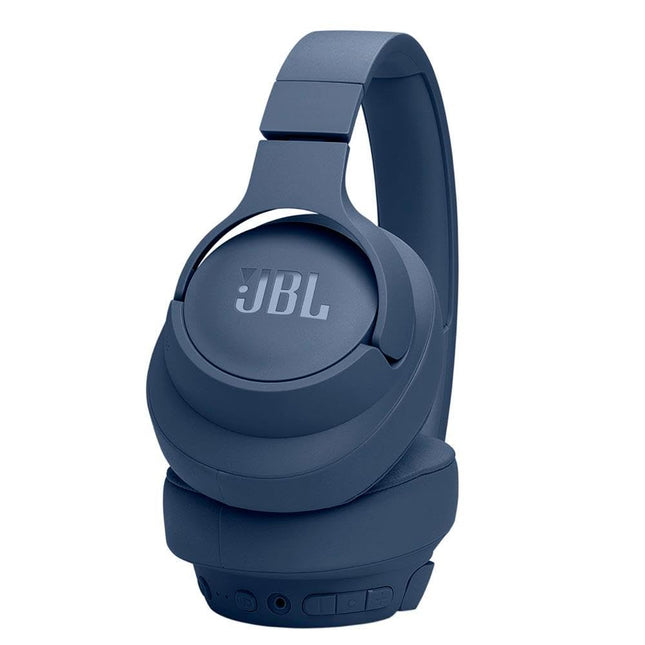 JBL Tune 770 NC – Juhtmevabad kõrvaklapid adaptiivse mürasummutusega ja kokkupandava disainiga – Kuni 70 tundi aku tööaega kiirlaadimisega – Sinine