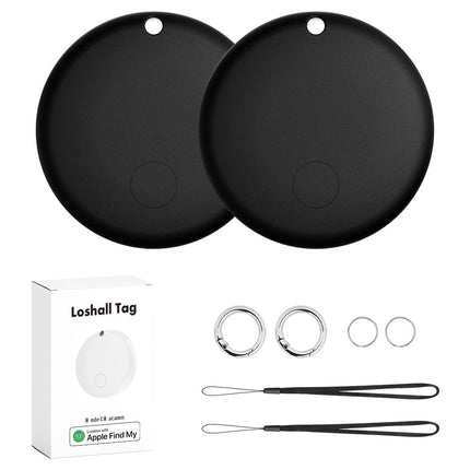 WALLFID Air Tag, Item Finder, Key Finder Compatible with Apple Find My (iOS Only), Track Your Keys, Wallet, Luggage, Backpack (2Tag)