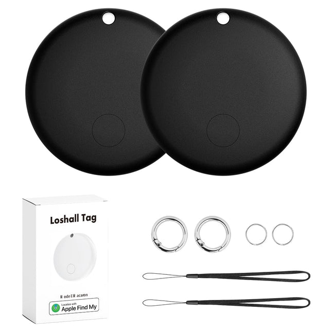 WALLFID Air Tag, Item Finder, Key Finder Compatible with Apple Find My (iOS Only), Track Your Keys, Wallet, Luggage, Backpack (2Tag)
