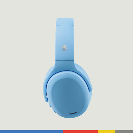 Skullcandy Crusher ANC 2 kõrvaklapid mürasummutavate juhtmevabade kõrvaklappidega, millel on sensoorne bass, 50-tunnine aku tööiga, Skull-iQ, Alexa tugi, mikrofon, Bluetooth-ühilduv - Preppy Summer