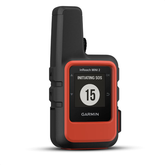 Garmin inReach Mini 2 – GPS-satelliitsideseade ööpäevaringse hädaabikõne funktsiooniga, ülemaailmse sõnumside saatmisega ilma mobiilsideühenduseta (vajalik tellimus) ja nooltega navigeerimisega, kuni 14-päevase aku tööeaga