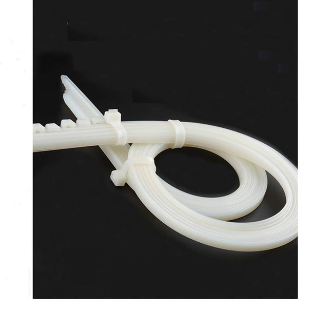 Tugevad kaablisidemed, 580 mm x 12 mm, 30 tk pakis, tööstuskvaliteet, ülitugev tõmbetugevus, suured nailonist kaablisidemed, valged