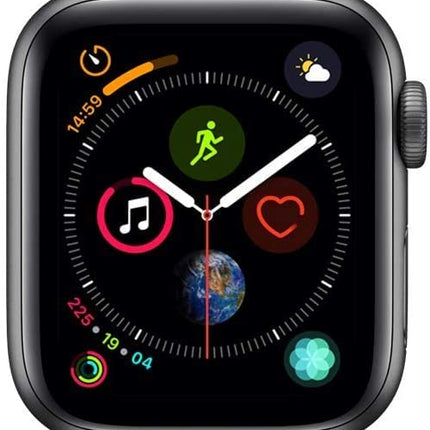 Apple Watch Series 4 44mm (GPS) - Space Gray Aluminum Case with Black Sport Band (Refurbished)