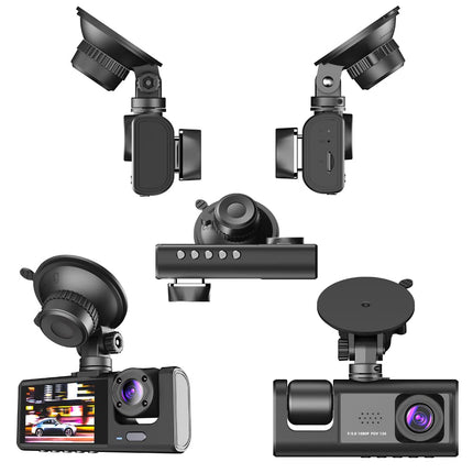 Aumotop Dashcam Car 1080P DVR, Dashcam Car Eesmine Tagumine Salvesti Tahavaatekaamera Sõidu Salvesti, 2-tolline Ekraan, Toetab Öise Nägemise Salvestustsüklit Ühe Klahviga Lukk