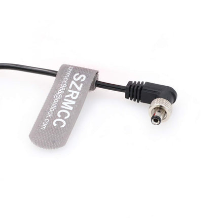 SZRMCC D-tüüpi pistik täisnurga all ühendamiseks DC 5,5 x 2,1 mm lukustusega 12 V toitekaabel videoseadmetele Pix-E5 Pix-E5H Pix-E7 monitor