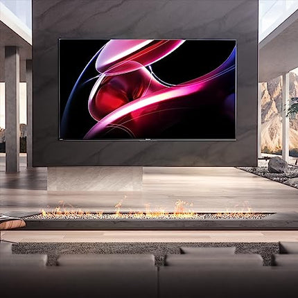 Hisense 85UXKQ 217 cm (85-inch) TV, 4K Mini LED ULED, Smart TV, HDR10+, Dolby Vision IQ, Triple Tuner, 144 Hz (VRR), Airplay, Alexa Built-in, Dolby Atmos, Anthracite (2023)