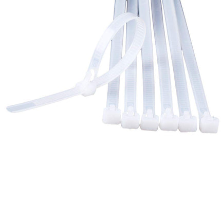 NUZAMAS [100 Pack] Cable Ties, 10 mm Wide, 49.5 cm Long, Heavy Duty Nylon Plastic Cable Ties, Flexible Cable Holders Slip Knots