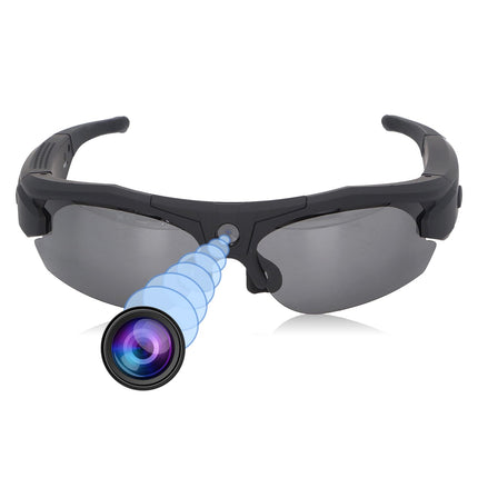 Annadue Camera Glasses, 1920 x 1080 Sports Sunglasses Camera with Clear Lens, WiFi Connectivity, Large Storage Capacity, Universal for Outdoor Travel