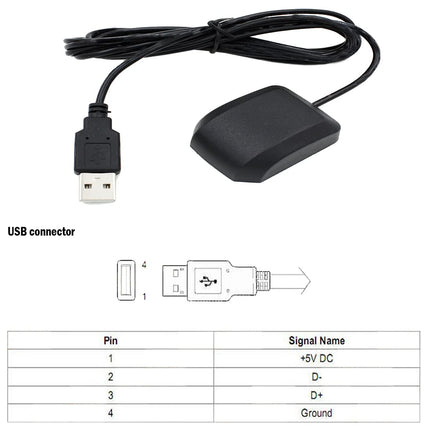 VK-162 G-Mouse USB GPS-adapteri navigatsioonimoodul, väline GPS-antenn, kaugpaigaldusega USB GPS-vastuvõtja Raspberry Pi jaoks, toetab Google Earthi, Windowsi, Linuxi, Geekstoryt