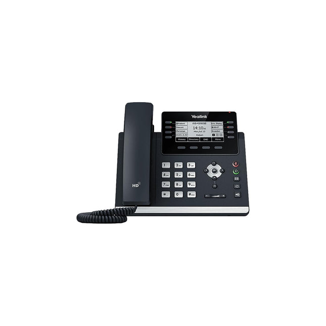 Yealink SIP-T43U IP-telefon, juhtmega, seinale kinnitatav, klassikaline hall