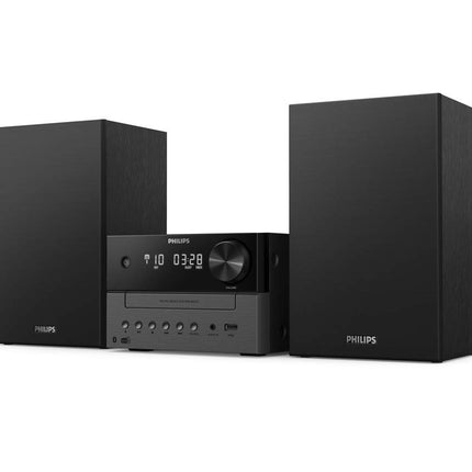 Philips Audio Mini Stereo System with Bluetooth/HiFi System, DAB+, FM Radio, USB, CD Player, MP3, Bass Reflex Speakers, Digital Sound Control, 18 W TAM3505/12