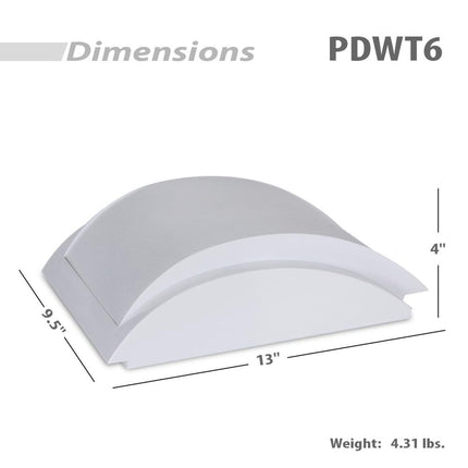pyle Home PDWT6 PA seinakõlar (siseruumidesse, 70 V trafoga), 16,5 cm, must