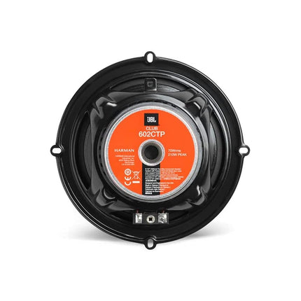 JBL Club 602CTP kahesuunaline auto helisüsteem - 210-vatine komponentkõlarite komplekt 165 mm sisseehitatud autokõlaritega, kõrgsagedusvaljuhääldi ja filtriga, must, 16 cm