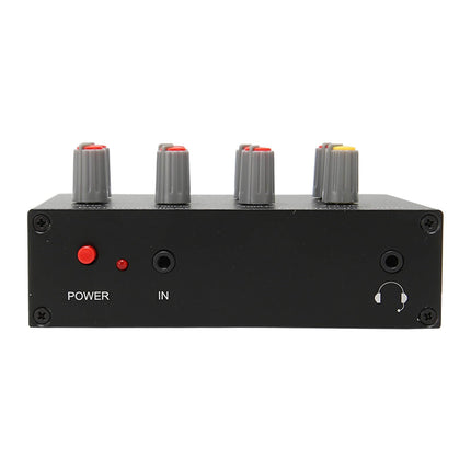 7 Band Car Audio Equalizer, Digital Two-Channel Equalizer, 3.5 mm interface, Input impedance of 20 K, Output input