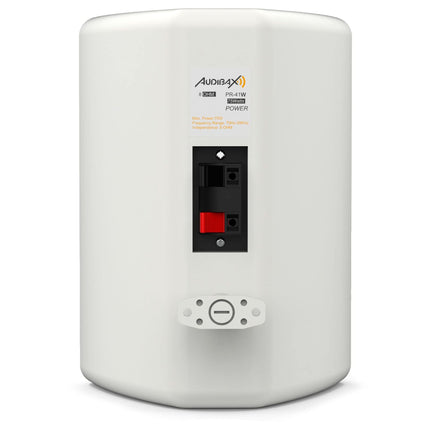 Audibax Pícolo PR-41W Pareja Altavoces Estantería HiFi y Sonorización 75 W Soporte Pared Incluido Blanco