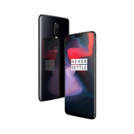 OnePlus 6 smartphone (15.95 cm (6.28 inch) 19:9 touch display, 128 GB internal storage, Android 8.1 Oreo / Oxygen OS 5.1), Mirror Black