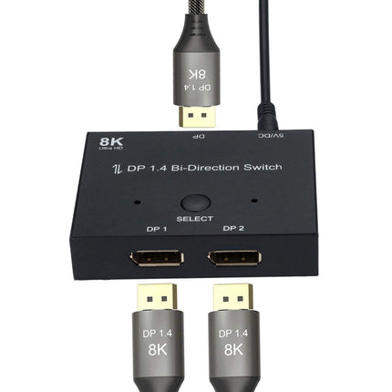 Chenyang 8K DisplayPort lüliti jaotur kahesuunaline DP lüliti 4K 1080p DP adapter