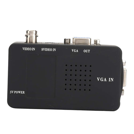 PUSOKEI BNC-HDMI ja VGA videomuundur arvutile ja arvutile, EU pistik, S-Video HD muunduri adapter, ühenda ja mängi