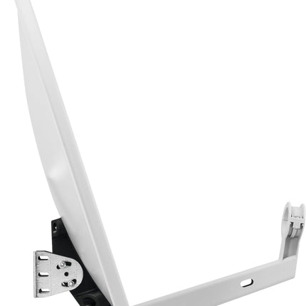 TechniSat TECHNITENNE 60 - Satelliitantenn (digitaalne satelliitsüsteem, antenn mastikinnitusega, ettevalmistatud 40 mm LNB jaoks) 60 cm antenn, helehall