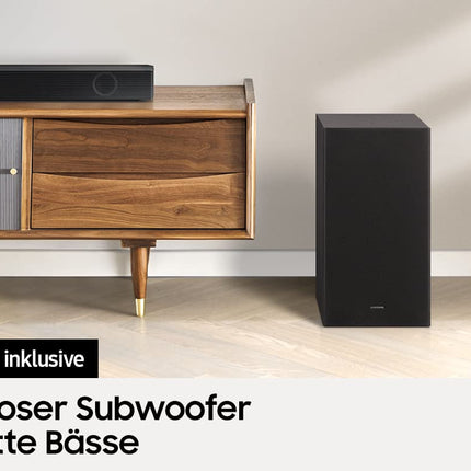 Samsung HW-B540 2.1-kanaliga B-heliriba (Saksa mudel), Dolby 2.0 ja DTS Virtual:X, Adaptive Sound Lite, mängurežiim [2022], must