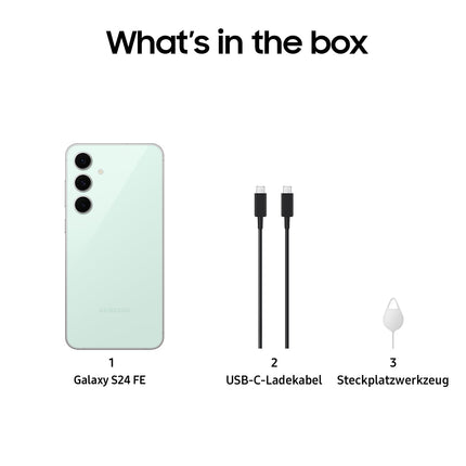 Samsung Galaxy S24 FE tehisintellektiga nutitelefon ilma lepinguta, tehisintellektiga telefon Androidiga, 8 GB muutmälu, 256 GB salvestusruumi, 50 MP kaamera, pikk aku tööiga, suurepärane, 36-kuuline tootjagarantii [Ainult Amazonis]