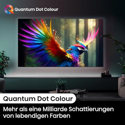 Hisense 50U6NQ 126 cm (50-tolline) 4K Mini LED ULED HDR nutiteler, 60Hz, HDMI 2.0, Game Mode Plus, Dolby Vision ja Atmos, Bluetooth, sisseehitatud Alexa, antratsiithall, [2024]
