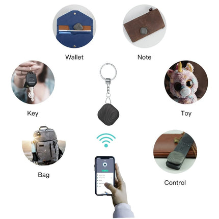 Nutale 1 tk võtmeleidja võtmeleidja rakendusega Bluetooth, pruun, iOS ja Android, kogukonna otsingu funktsioon, esemete jälgimise tugi, kaugjuhtimispult. Hea idee kadunud esemete jaoks.