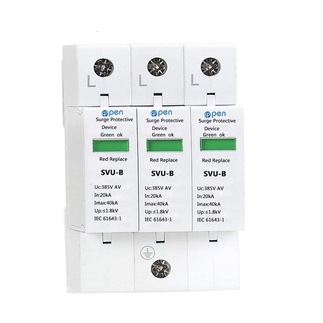 Surge protection 40 kA, 385 V, low-voltage protection (3P)