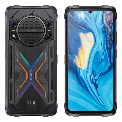 Cubot Kingkong Power 3 - nutitelefon 6,72-tollise FHD+ 120Hz ekraaniga, 12 GB (6 GB + 6 GB laiendatav) muutmälu ja 256 GB ROM-mäluga, 100 MP põhikaameraga, 10200mAh akuga, Android 14, Helio G99 kaheksatuumalise protsessoriga, musta värvi.